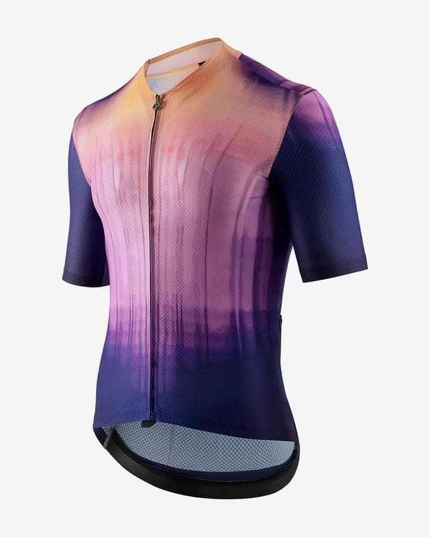 Maillot Assos Equipe R S11 Surface manga corta rosa azul intenso - #3