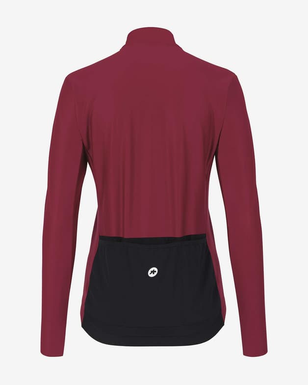 Maillot Assos UMA GT Spring Fall c2 manga larga rojo oscuro mujer - #4