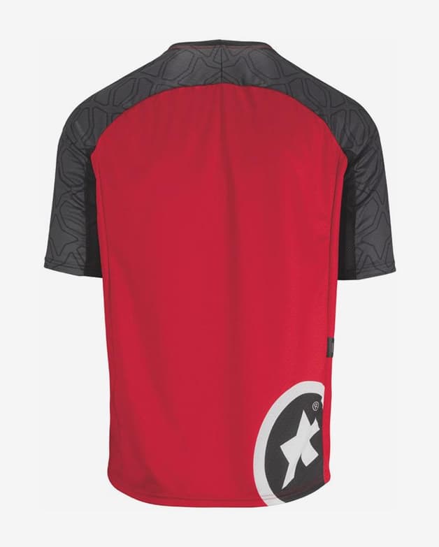 Maillot Assos Trail manga corta rojo negro - #2