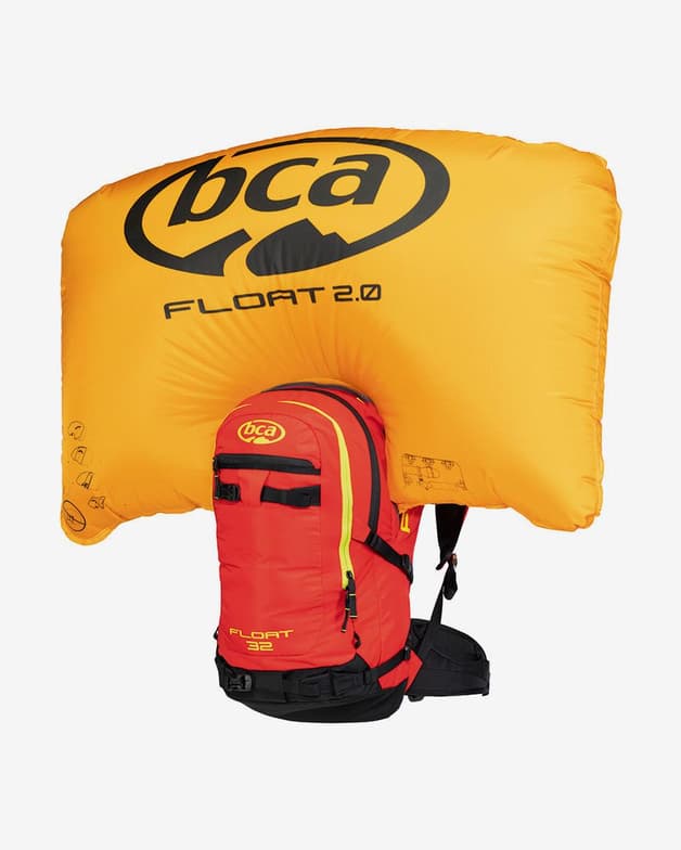 Mochila con airbag BCA Float 2.0 32L rojo amarillo - #3
