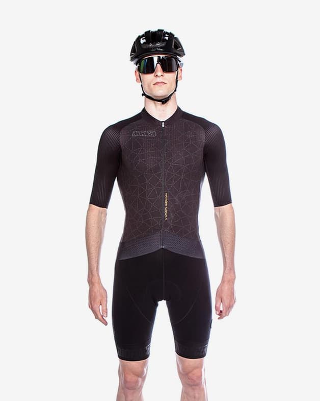 Maillot Bioracer Speedwear Concept Stratos GR+ krátký rukáv černý - #4