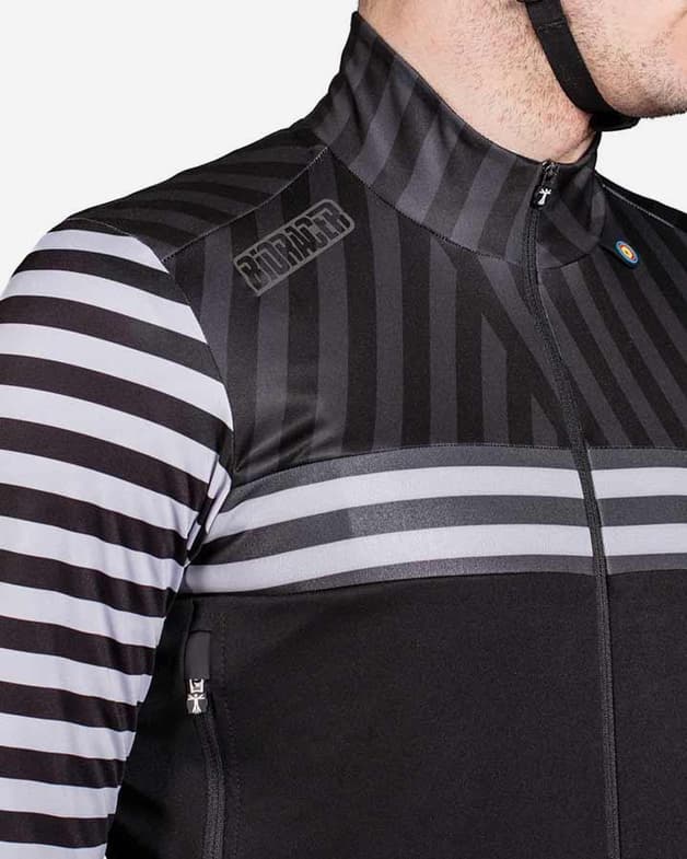 Maillot Bioracer Spitfire Tempest Light Thermal manga larga negro blanco - #4