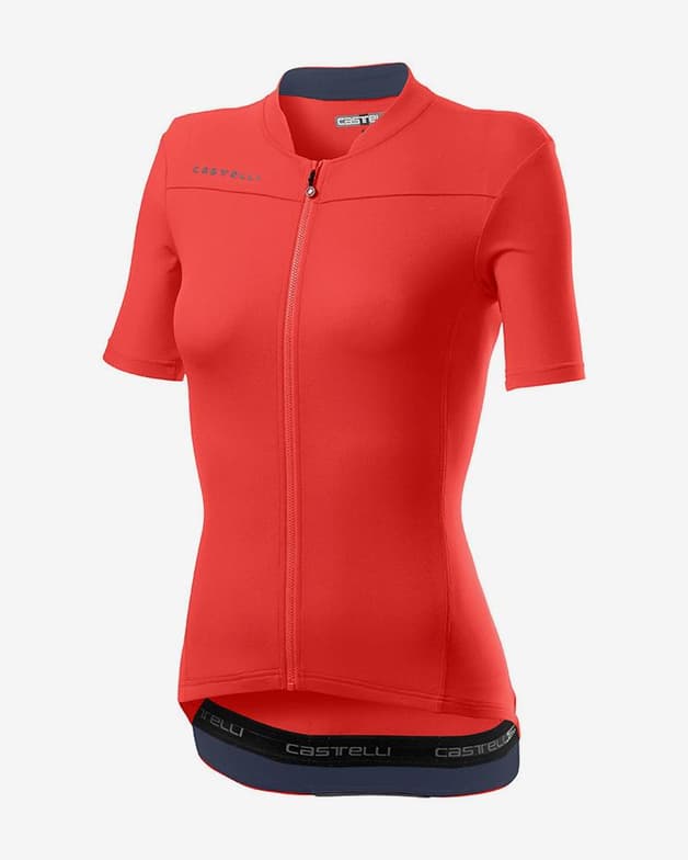 Maillot Castelli Anima 3 manga corta rosa azul oscuro mujer - #1