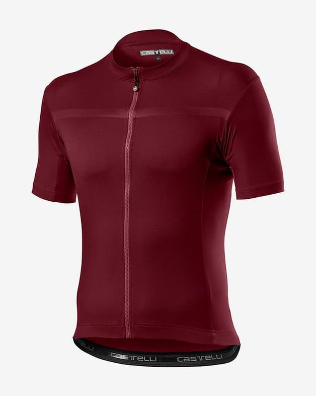 Maillot Castelli Classifica manga corta rojo oscuro - #1