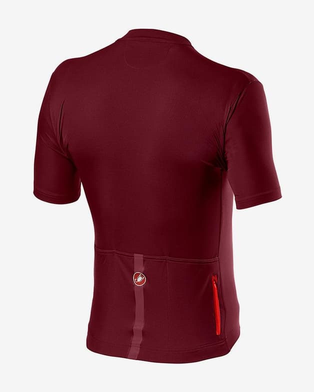 Maillot Castelli Classifica manga corta rojo oscuro - #2