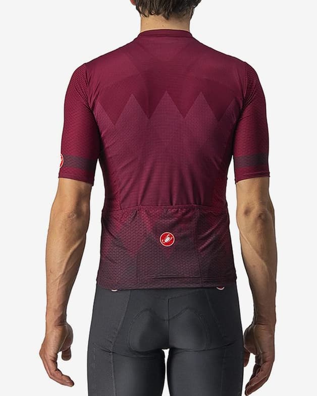 Maillot Castelli A Tutta manga corta rojo burdeos - #2