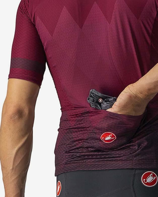 Maillot Castelli A Tutta manga corta rojo burdeos - #6
