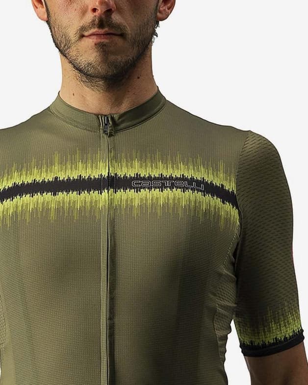 Maillot Castelli Grimpeur manga corta verde musgo - #5