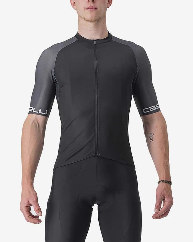Maillot Castelli Entrata VI manga corta negro claro - #1