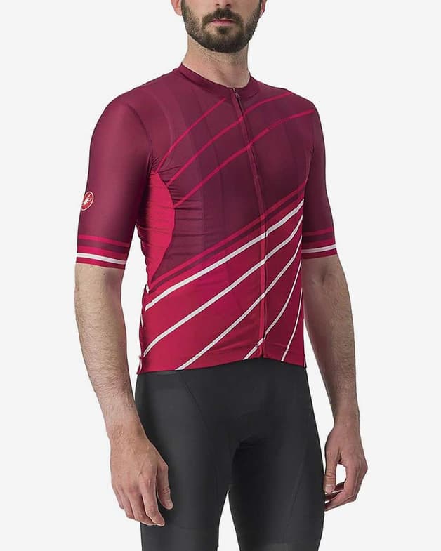 Maillot Castelli Speed Strada manga corta burdeos - #1