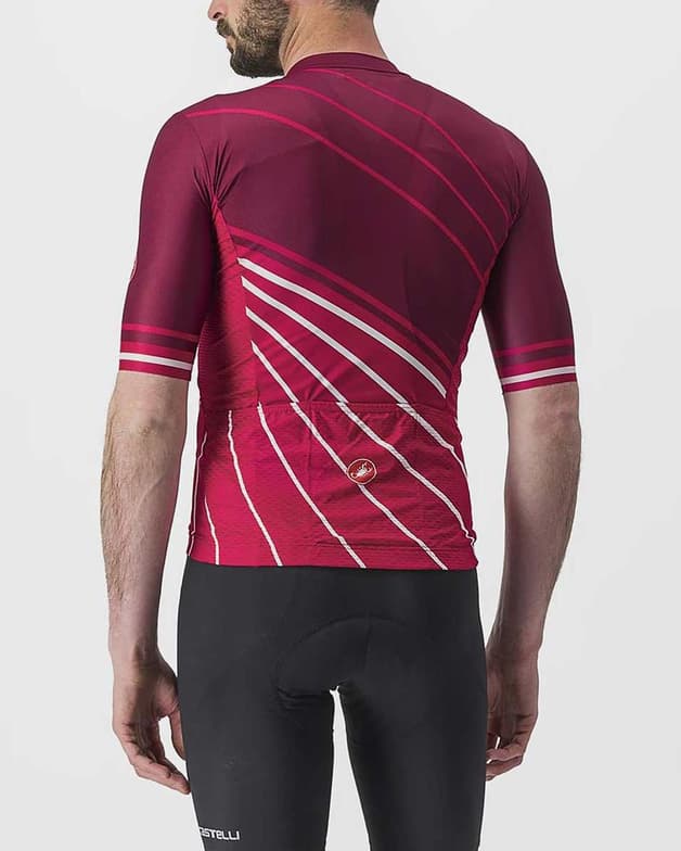 Maillot Castelli Speed Strada manga corta burdeos - #2