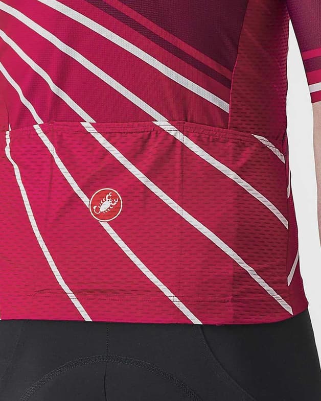 Maillot Castelli Speed Strada manga corta burdeos - #3