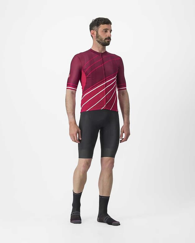 Maillot Castelli Speed Strada manga corta burdeos - #6