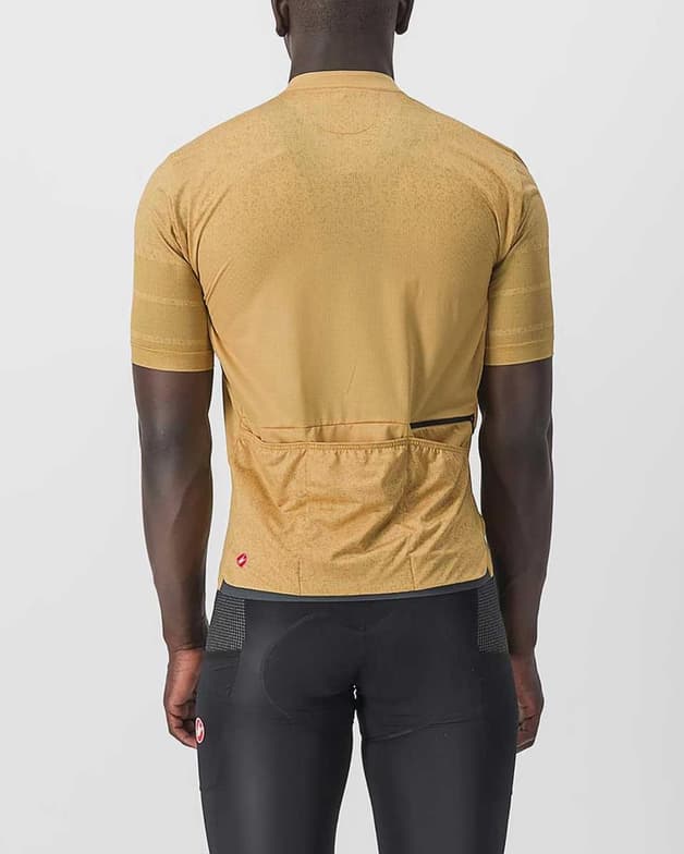 Maillot Castelli Unlimited Terra manche courte jaune miel - #2