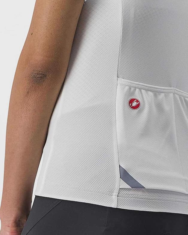Maillot Castelli Anima 4 manga corta blanco marfil mujer - #3