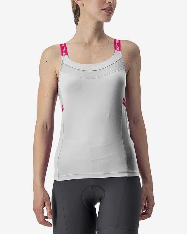 Maillot Castelli Bavette tirantes blanco marfil mujer - #1