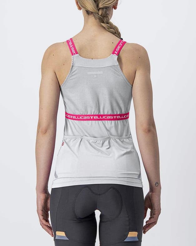 Maillot Castelli Bavette tirantes blanco marfil mujer - #2