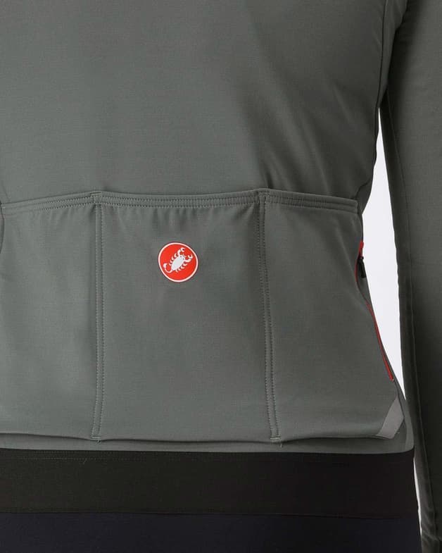 Maillot Castelli Fly manche longue gris intense femme - #3