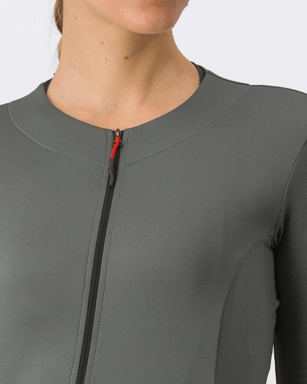 Maillot Castelli Fly manche longue gris intense femme - #6