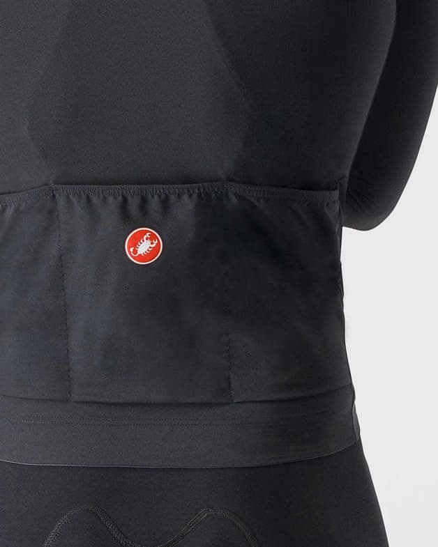 Maillot Castelli Aero Race manga larga negro puro - #2