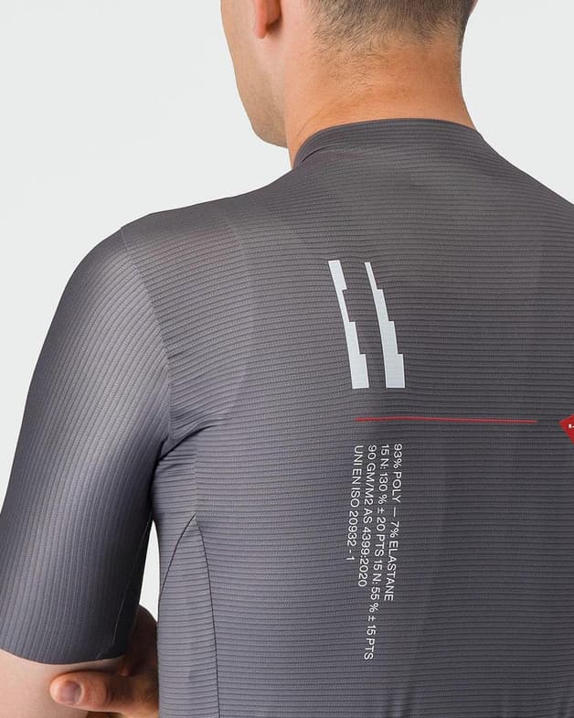 Maillot Castelli Espresso R-A/D manga corta gris humo - #5