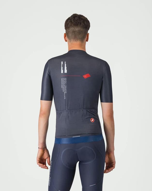 Maillot Castelli Espresso R-A/D manches courtes bleu foncé - #2