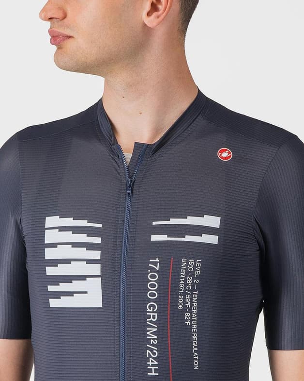 Maillot Castelli Espresso R-A/D manches courtes bleu foncé - #3