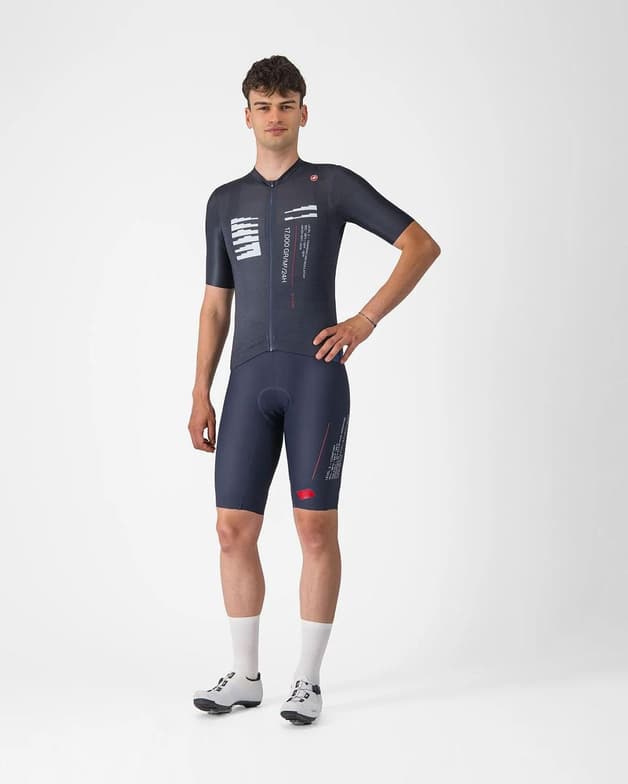 Maillot Castelli Espresso R-A/D manches courtes bleu foncé - #6