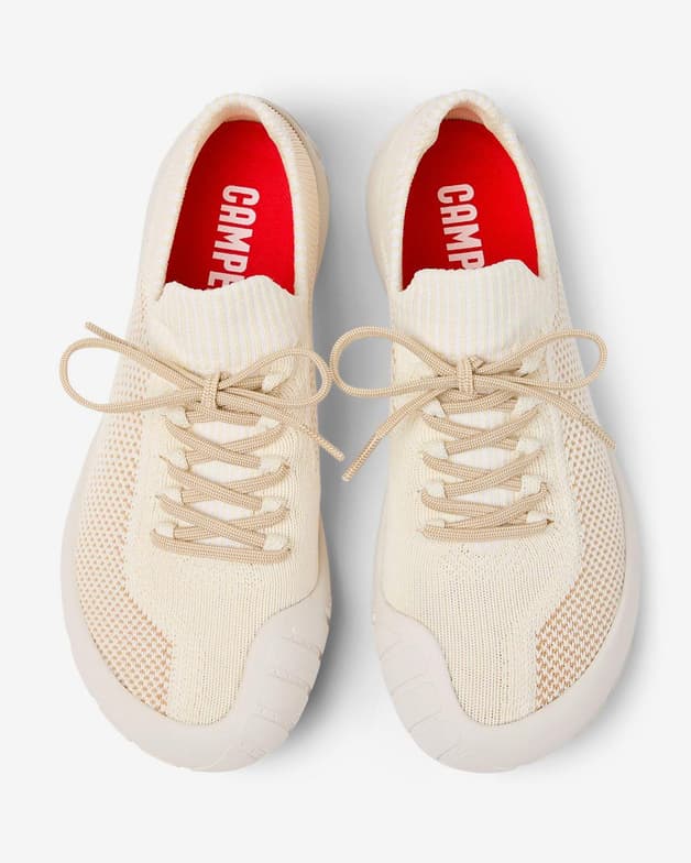 Zapatillas Camper Path Multi blanco crema mujer - #4