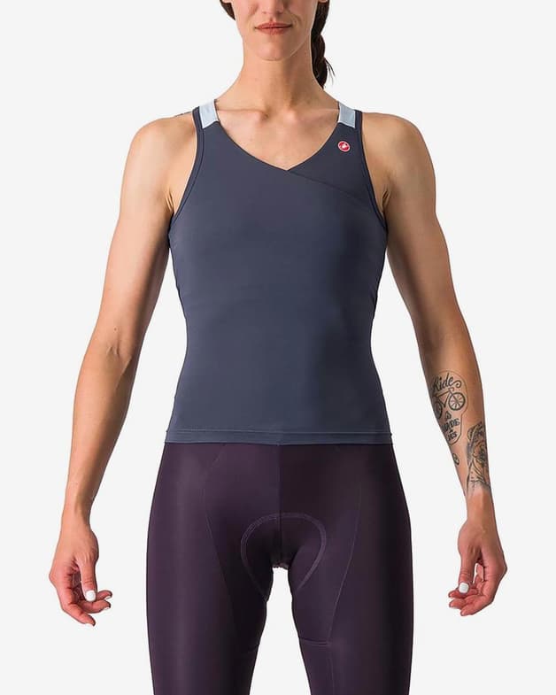 Maillot Castelli Solaris tirantes azul crepúsculo mujer - #1