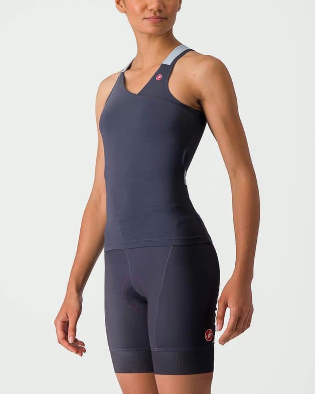 Maillot Castelli Solaris tirantes azul crepúsculo mujer - #2