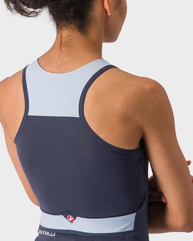 Maillot Castelli Solaris tirantes azul crepúsculo mujer - #4