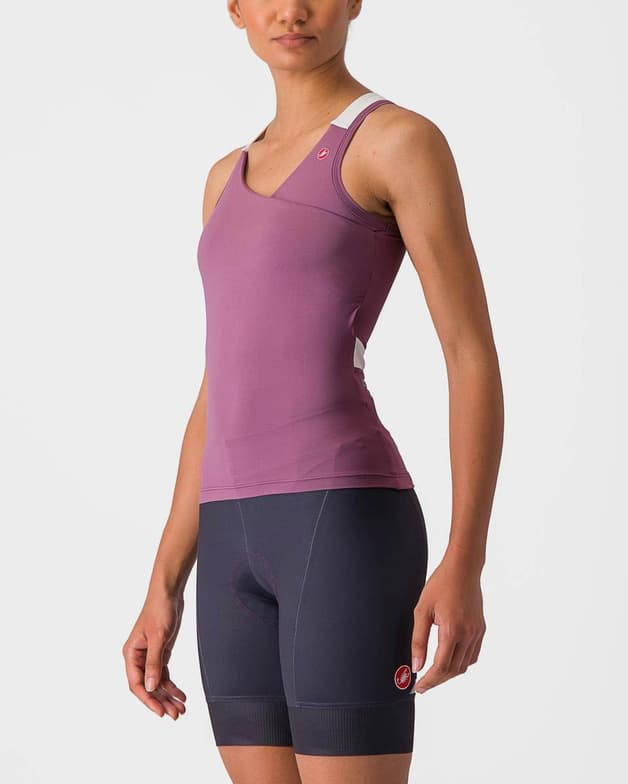 Maillot Castelli Solaris tirantes lila mujer - #3