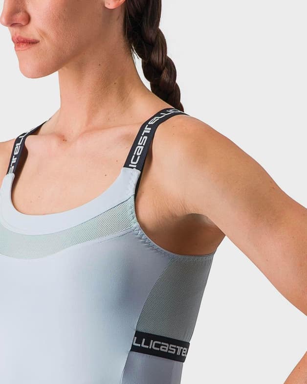 Maillot Castelli Bavette tirantes azul celeste mujer - #4