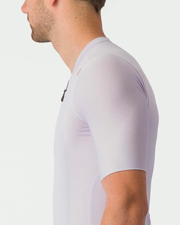 Dámský krátký rukáv dres Castelli Espresso fialová mlha - #7
