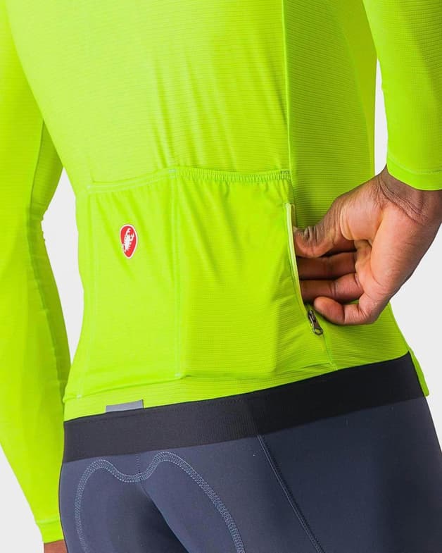 Maillot Castelli Espresso manga larga lima eléctrico - #7