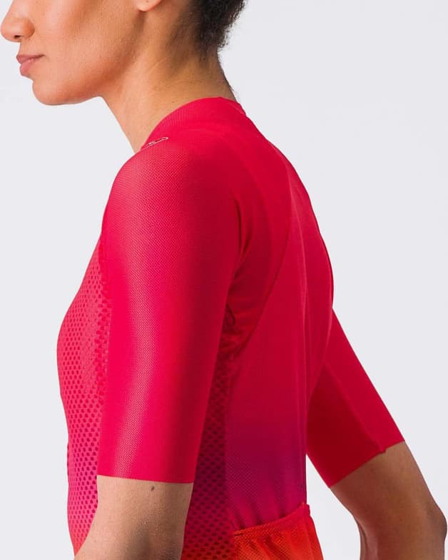 Maillot Castelli Climber's 4.0 Rosso Corsa manga corta rojo hibisco multicolor mujer - #7