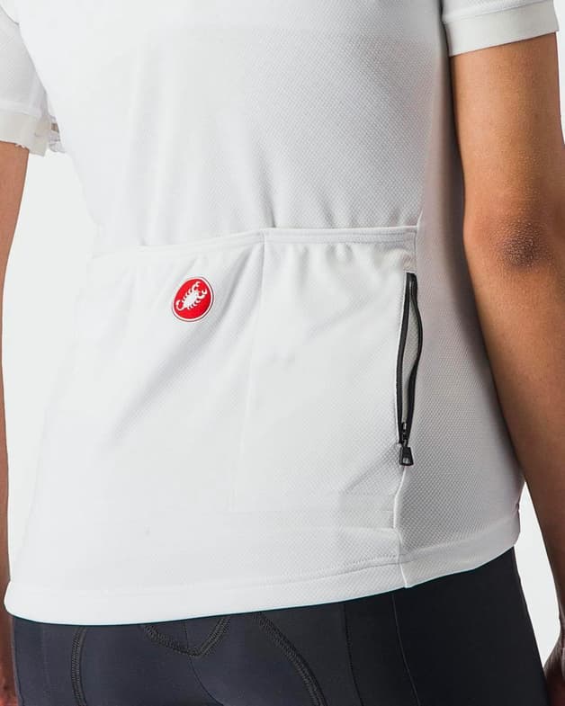 Castelli Espresso kortærmet cykeltrøje dame elfenbenshvid - #4