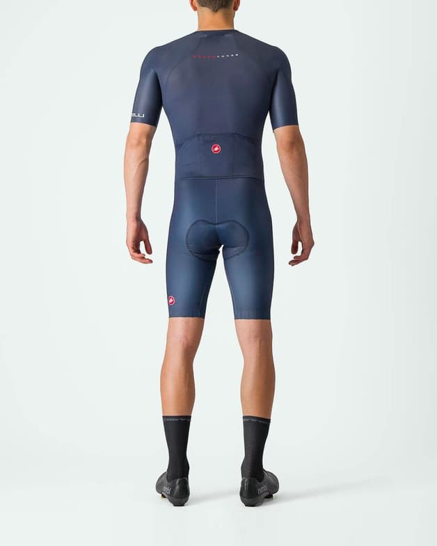 Traje integral Castelli Sanremo BTW Rosso Corsa corto azul oscuro - #2