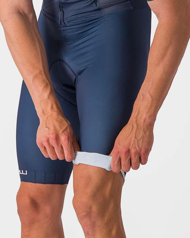 Traje integral Castelli Sanremo BTW Rosso Corsa corto azul oscuro - #8