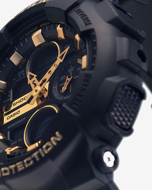 Casio G-Shock GMA-S140M negro dorado mujer - #3