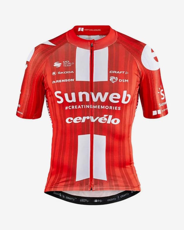 Maillot Team Sunweb 2020 Aerolight rojo blanco - #1