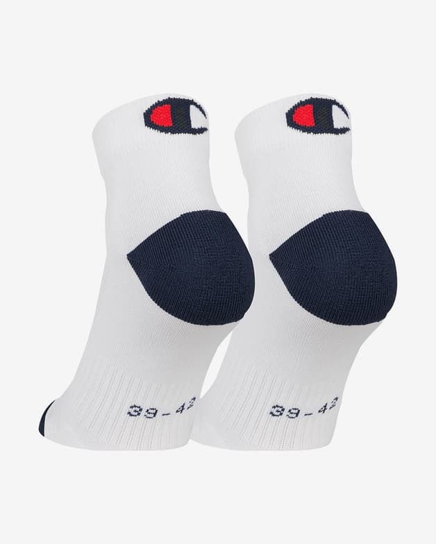 Calcetines Champion Performance Short blanco azul marino (2 pares) - #2