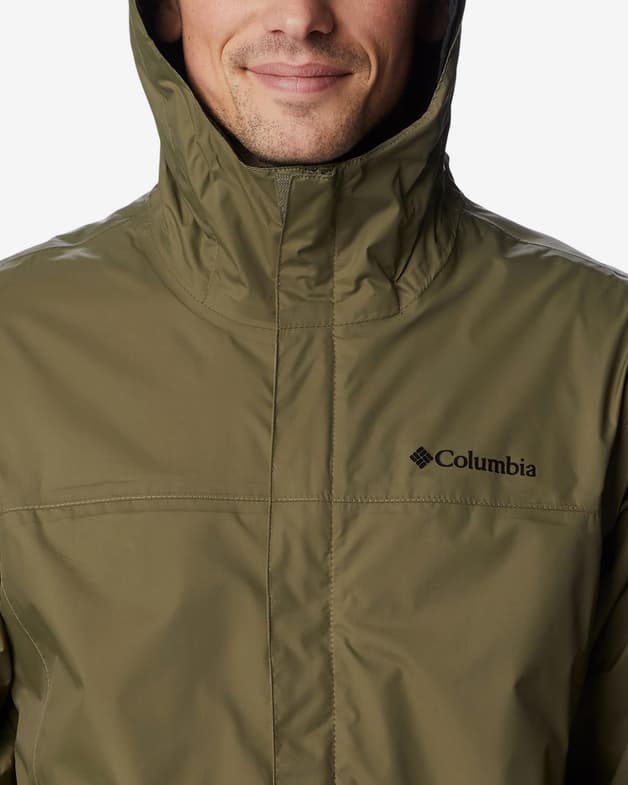 Chaqueta con capucha Columbia Watertight II verde oliva - #6