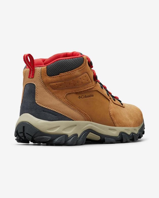 Botas Columbia Newton Ridge Plus II Suede Waterproof marrón claro rojo - #3