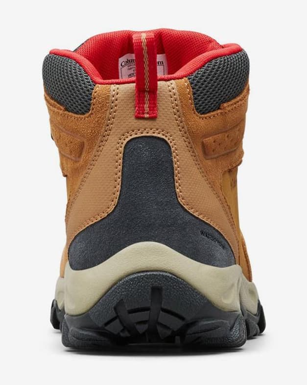 Botas Columbia Newton Ridge Plus II Suede Waterproof marrón claro rojo - #4