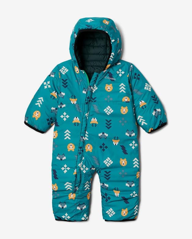 Mono reversible Columbia Powder Lite verde intenso azul bebé - #4