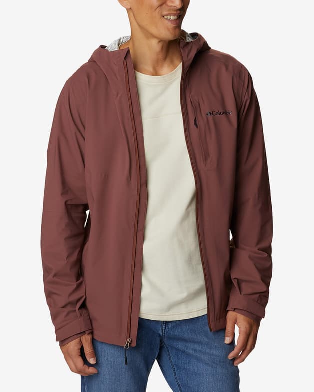 Chaqueta Columbia Omni-Tech Ampli-Dry Shell granate oscuro - #4