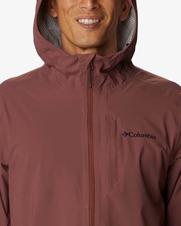 Chaqueta Columbia Omni-Tech Ampli-Dry Shell granate oscuro - #6