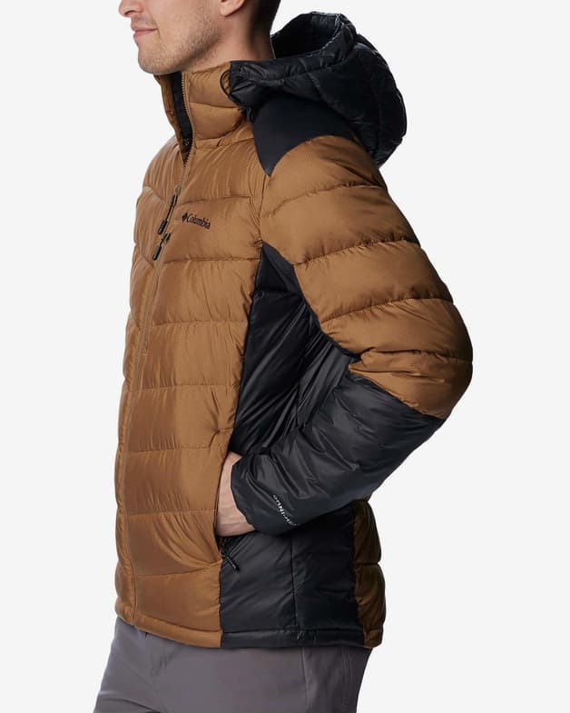 Chaqueta con capucha Columbia Labyrinth Loop Omni-Heat Infinity marrón claro - #2